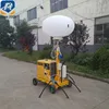Large Coverage Hydraulic Mobile Light Tower With Spherical Lamp For Accident Treatment