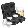 3D Diamond Shape Silicone Ice Cube With Cover, Newest Ice Cream Maker Tool