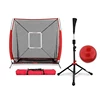 Portable Baseball T And Net,Baseball Net And Weight Ball