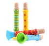 wooden Toy flute musical instrument for kids