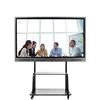 RT 75 inch 40 points and high brightness touch screen monitor interactive flat panel for schhol and office