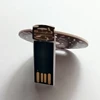 business credit card shaped USB flash drive top selling flash card usb round credit card shape usb stick