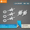 Super Quality Panel Mounting Plastic Connector Liquid Bulkhead Union