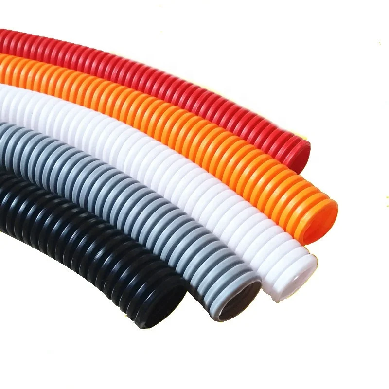 Pa Nylon Flexible Fire Resistant Corrugated Electrical Conduit Pipes