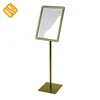 Modern Adjustable Aluminum Snap Open Frame Both Vertical Horizontal view Heavy Duty Pedestal Poster Sign Stand