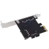 1 pcs Super Speed 2-Port USB 3.0 19-pin USB3.0 PCI-E PCI Express pcie Card support PCI low profie for hard disk/ external DVD/CD