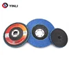 4.5" x 7/8" Zirconia Fillet Weld Flap Disc Type 27 Flat for Stainless Steel
