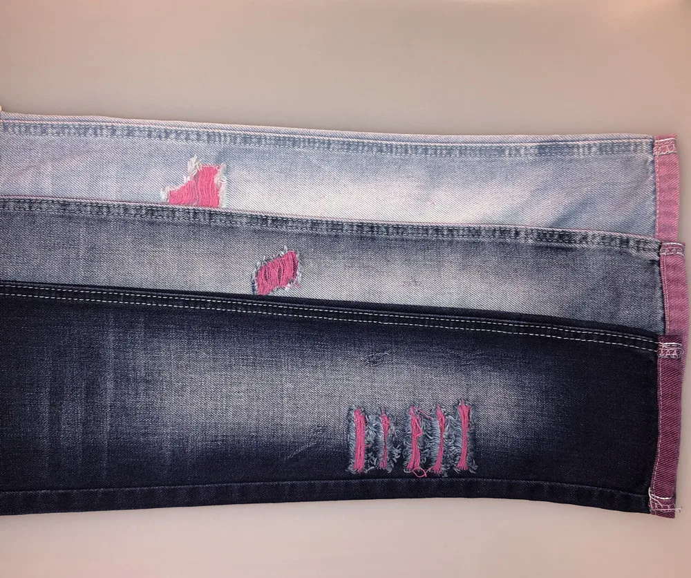 colored denim fabric