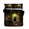 Cheap bright color duvet cover bedding bohemia 4 pcs set black and white sets