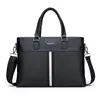 first layer leather briefcase business men's shoulder beauty bag Genuine Leather Messenger bag briefcase