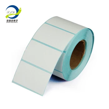 wholesale blank white green direct thermal barcode paper labels
