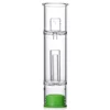 Hot selling wholesale herb smoking vaporizes pipe attachment 22mm long glass smoking water pipe bubbler