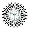 24 Inch Fancy Crystal Diamond Decorate Starburst 3D Sun Shaped Sunburst Wall Clock 60cm