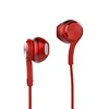 Promotional earphone plug 3.5mm wired control headphone for mp3 mp4 players mobile phones with mic