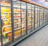 display showcase glass door for cooler/freezer commercial merchandiser