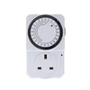 24-hour programmable multi-function mechanical electric plug program timing switch energy-saving socket