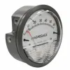 Maghelic type range mechanical differential pressure gauge with selectable range