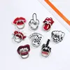 UVR Red Lips Mobile Phone Stand Holder Lipstick Finger Ring Poker Character Smartphone Holder Stand For iPhone Xiaomi All Phone