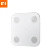 Original Xiaomi Smart Body Fat Scale 2 Bluetooth 5.0 Balance Test 13 Body Date BMI Health Weight Scale Monitor LED Display