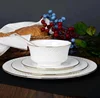 new trend bulk Gild Edged wavy dinnerware set