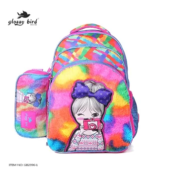 glossy bird backpack