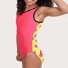 Spandex girls ballet pink leotard pattern