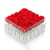 Do not understand romantic custom acrylic luxury rose gift box to bring romantic surprise to your couple