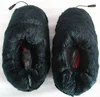 Black power bank operated Cold WeatherMeb USB Heated Shoes Electric Slippers