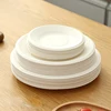 custom logo printed disposable paper food plate tray
