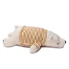 custom made plush toy polar bear stuffed animals 3 in 1 pillow blanket