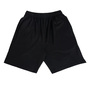 Wholesale New Design Drawstring Plain Black Cotton Running Shorts And ...