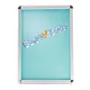 Custom Display Aluminum Material Poster Hanging Lockable Picture Snap Frame