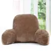 Good Quality Comfortable Velvet Cover Shredded Memory Foam Back Support Cushion Bed rest Reading Pillow