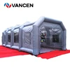 8*4*3m waterproof inflatable spray paint booth tent 2 air blowers inflatable cabin booth for environmental protection