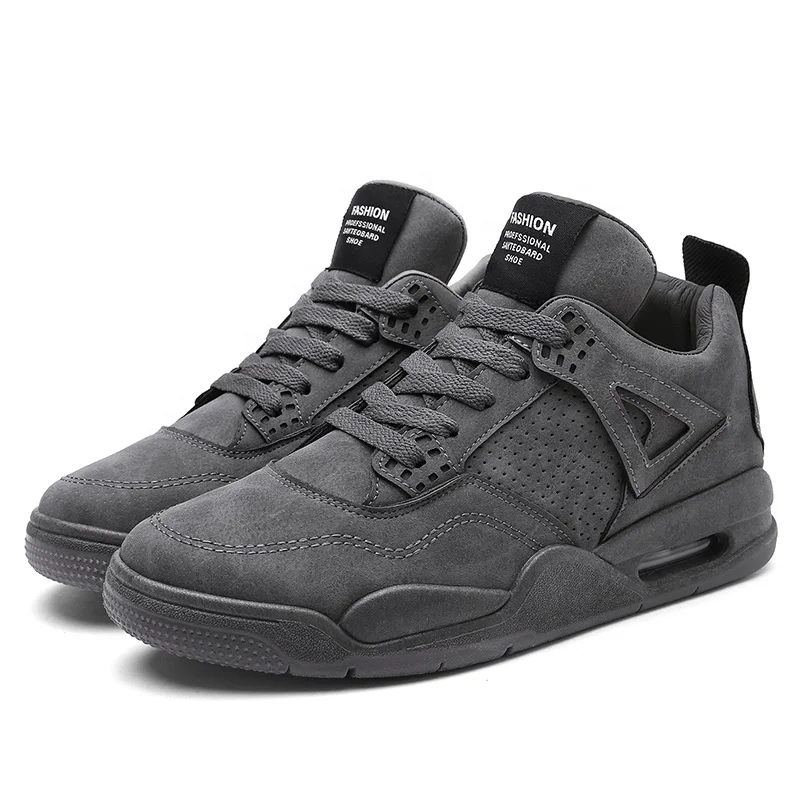 
2019 Factory Direct High Quality Thick Bottom Skate Shoe Vintage Leather Men Casual Sneaker Shoes for Sport All Season K616 