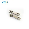 Professional custom made zip head with lock metal handbag fittings zipper slider metal zipper puller zipper pulls custom