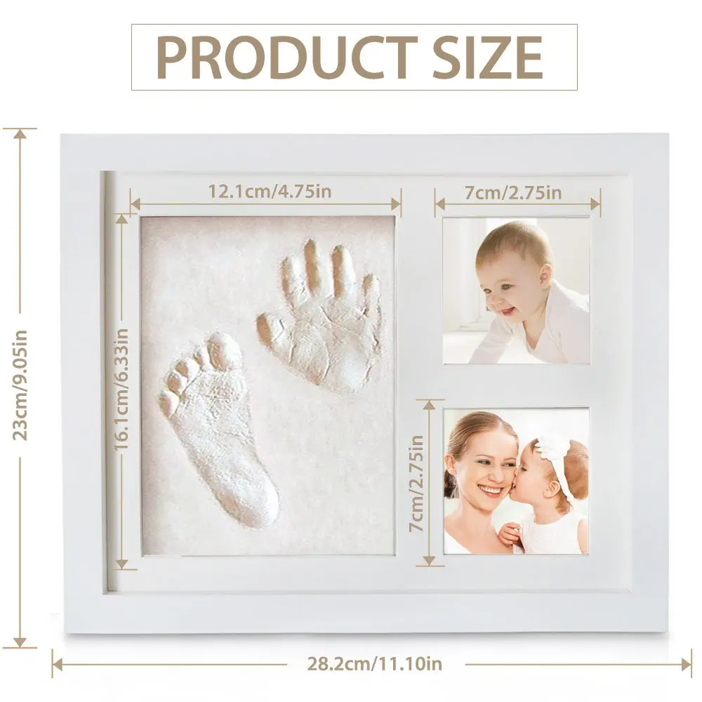 baby handprint kit & footprint photo