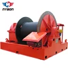 Mining use material feeding high speed electric winch