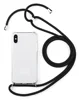TPU Mobile phone case Cover Holder with Neck shoulder Cord Lanyard Strap