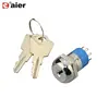 19MM 4A 4 Pin ON-ON-ON Metal Round 3 Position Keylock Switch