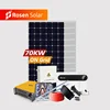 Grid Tied Solar Systems 70KW Rosen Factory System Solar with PERC Solar Modules