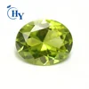 oval cut synthetic crystal apple green Nano sital gemstone for wax casting