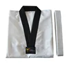 white color 100% polyester ultra light taekwondo uniform