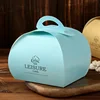 custom foldable small cake box packaging,paper donut packaging box