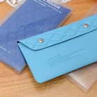 Homem mulher magra carteira pequena bolsa de viagem cart&atilde;o de pvc cart&atilde;o de portador de passaporte carteira de viagem