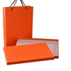 Free Sample High-grade Cashmere Scarf Handbag Large-sized Garment Shirt General Orange Paper Gift Box Packaging