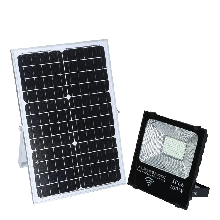 High quality IP65 outdoor waterproof smd 20w 30w 50w 100w solar led floodlight