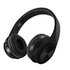 Hight Quality speaker headband over ear big bluetooth headphones Wireless Headsets with FM Function from Shenzhen OEM factory