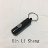 Promotional Custom Laser Logo Pill Case Keychain Capsule Box Keychains Capsule key chain ring