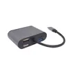 USB Hub Type c Hub 8 in 1, USB 3.0*1 +USB 2.0*2+VGA*1 + USB C*1 + HD-MI*1+TF Card Reader*1 + Audio port*1